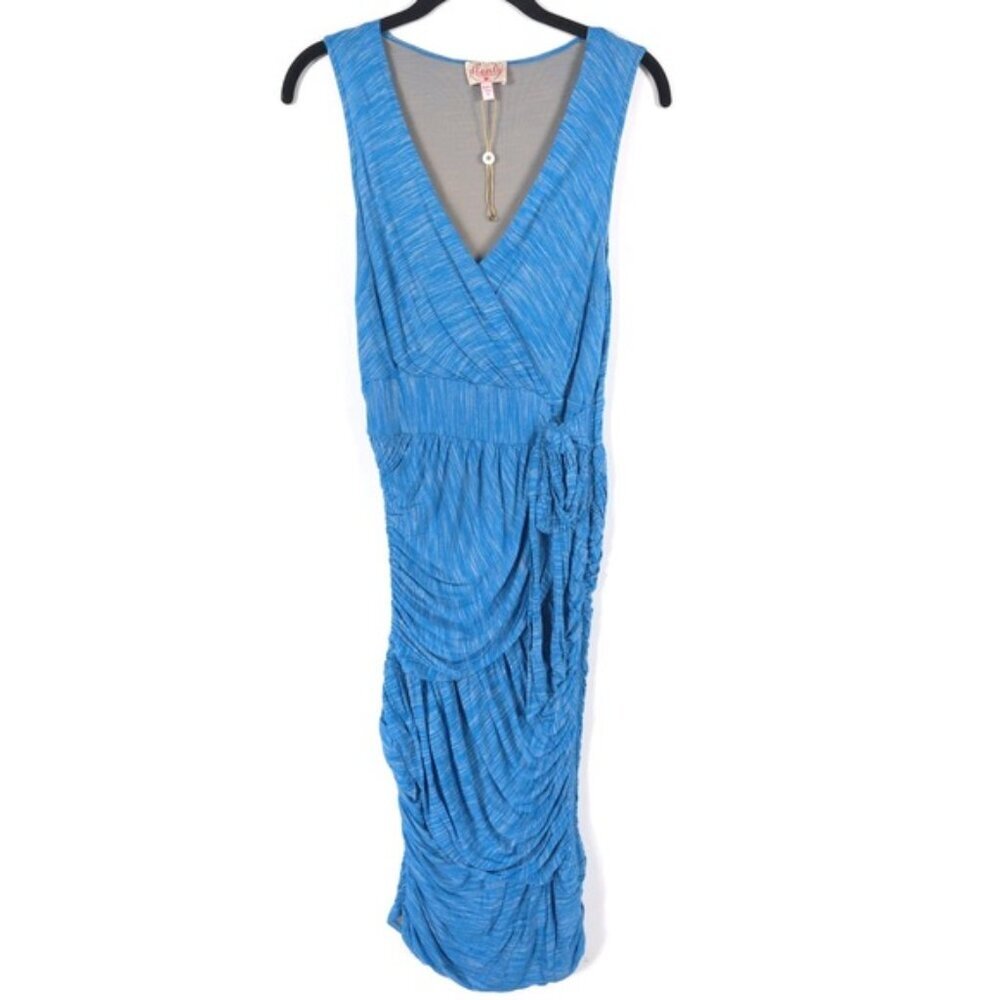 NWOT‎ Plenty Tracy Reese Surplice Mini Dress Space Dyed Jersey Anthropologie M